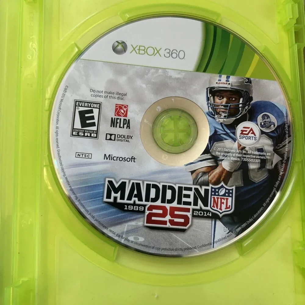 Xbox 360 Madden NFL 25 2014 Complete CIB Game w/ Inserts Tested Works